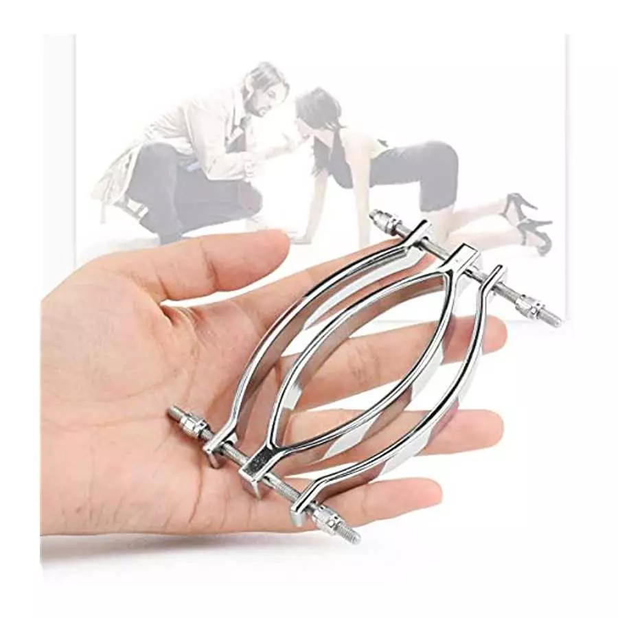 SEMOOX Stainless Steel Clitoral Clip Adjustable Pussy Clamp Sex Bondage Adult Torture Restraint Labia Clamps Slave Game Sm Eroti