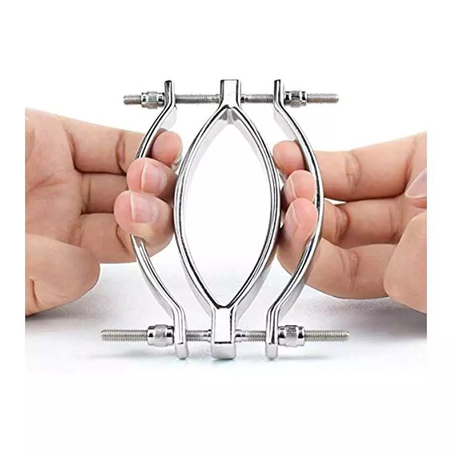 SEMOOX Stainless Steel Clitoral Clip Adjustable Pussy Clamp Sex Bondage Adult Torture Restraint Labia Clamps Slave Game Sm Eroti