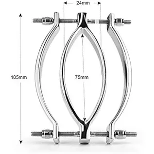 SEMOOX Stainless Steel Clitoral Clip Adjustable Pussy Clamp Sex Bondage Adult Torture Restraint Labia Clamps Slave Game Sm Eroti SEMOOX Stainless Steel Clitoral Clip Adjustable Pussy Clamp Sex Bondage Adult Torture Restraint Labia Clamps Slave Game Sm Eroti
