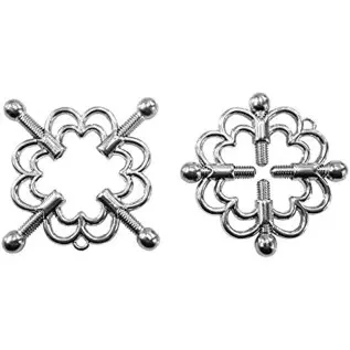 Nipple Clamps with Chains Stainless Steel Breast Clips Adjustable SM Adult Sex Toys for Female Nipple Clamps with Chains Stainless Steel Breast Clips Adjustable SM Adult Sex Toys for Female