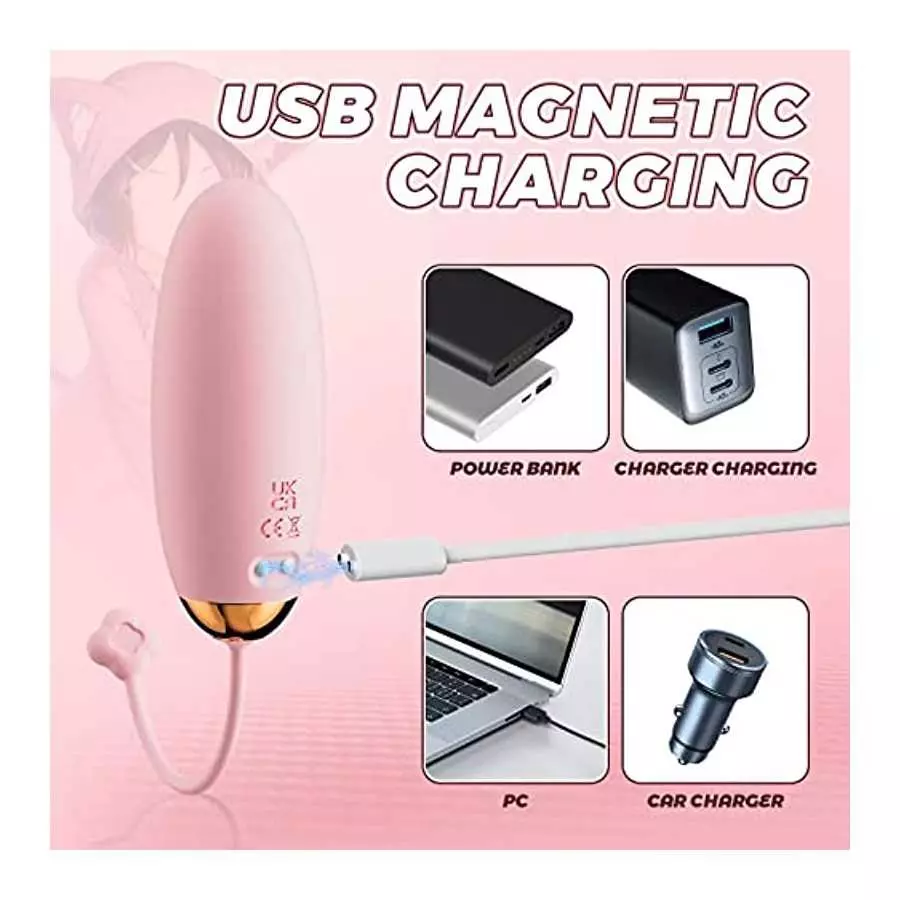 Bullet Vibrator 10 Vibration Modes, Small Bullet Vibrator with Remote Control to Stimulate Clitoris, g spot Bullet Vibrator Mass