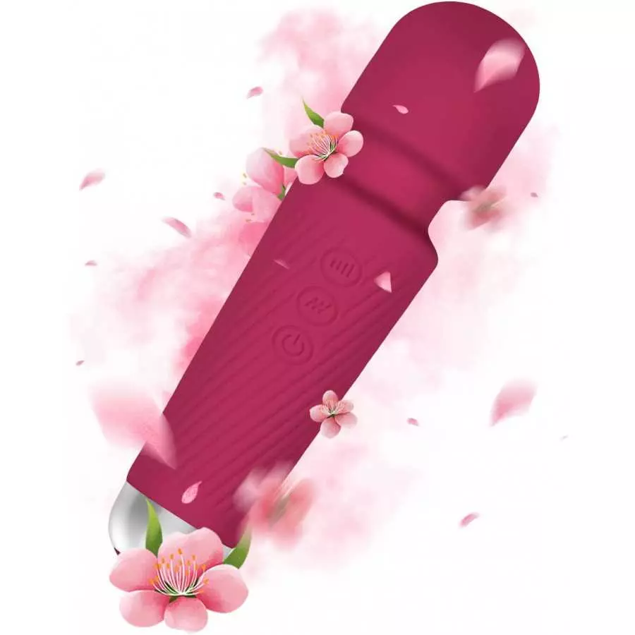 Mini Personal Back, Waterproof Powerful Handheld for Women and Men, Body, Neck, Back & Shoulders, Pink