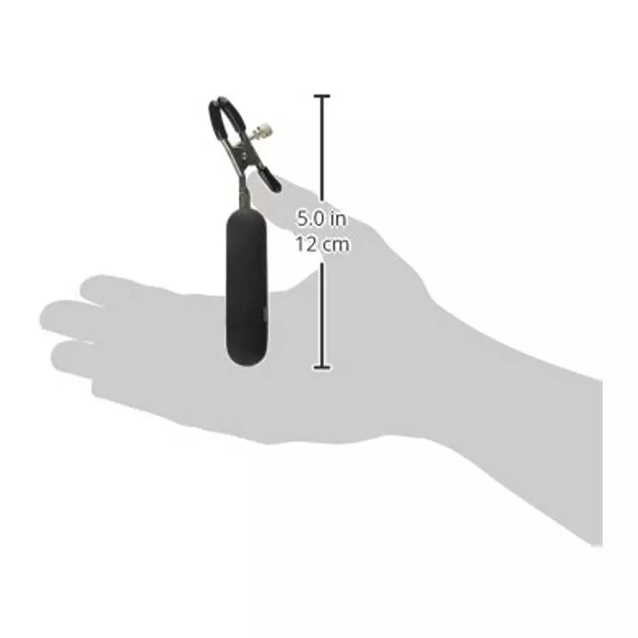 Master Series Dark Passion Vibrating Nipple Clamps