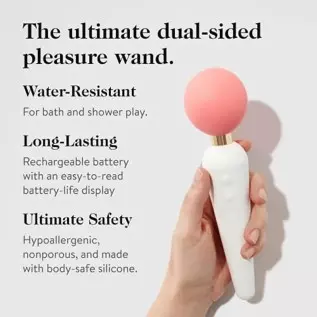 goop Double-Sided Personal Massager for Women | Rechargeable and Water-Resistant Massager for Muscle Aches & Tension Relief | 64 goop Double-Sided Personal Massager for Women | Rechargeable and Water-Resistant Massager for Muscle Aches & Tension Relief | 64