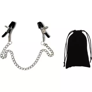 New 5836 Nipple Clips Clamps for Women/Men Adjustable Pressure Breast Clamps Stainless Steel Non Piercing Nipple Rings Decorativ