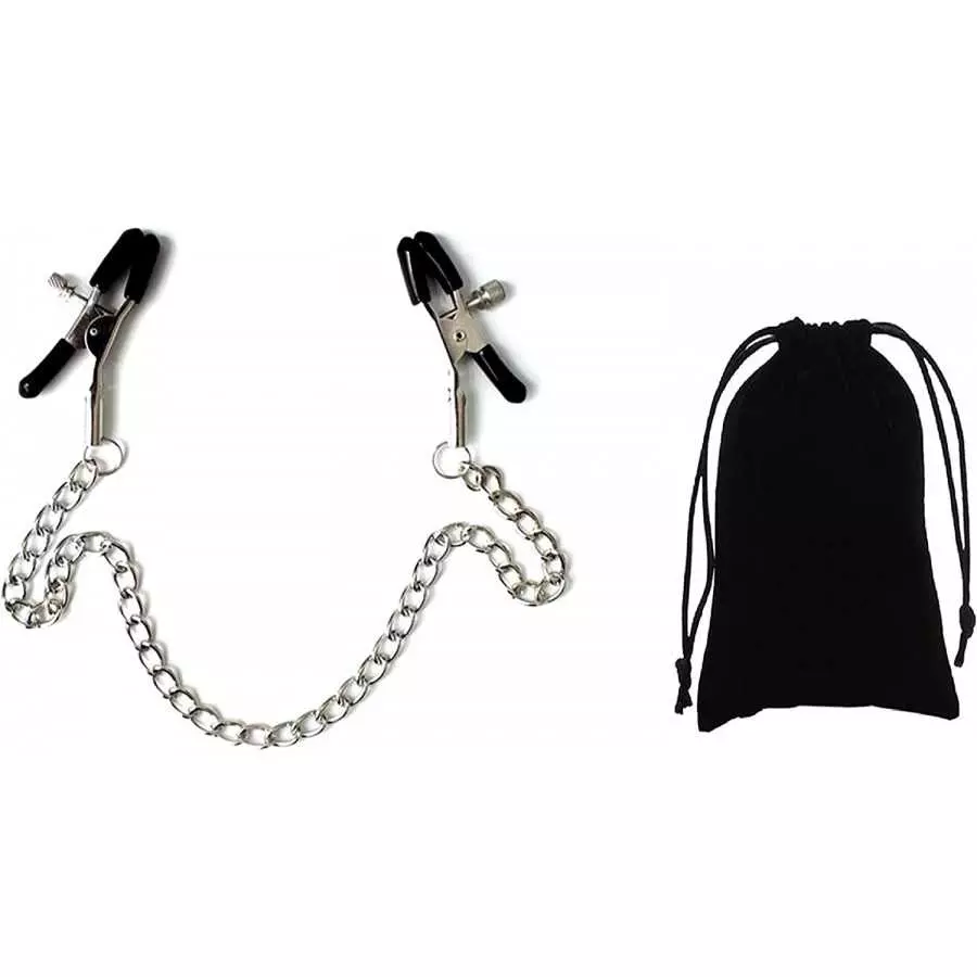 New 5836 Nipple Clips Clamps for Women/Men Adjustable Pressure Breast Clamps Stainless Steel Non Piercing Nipple Rings Decorativ New 5836 Nipple Clips Clamps for Women/Men Adjustable Pressure Breast Clamps Stainless Steel Non Piercing Nipple Rings Decorativ