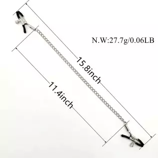 New 5836 Nipple Clips Clamps for Women/Men Adjustable Pressure Breast Clamps Stainless Steel Non Piercing Nipple Rings Decorativ New 5836 Nipple Clips Clamps for Women/Men Adjustable Pressure Breast Clamps Stainless Steel Non Piercing Nipple Rings Decorativ