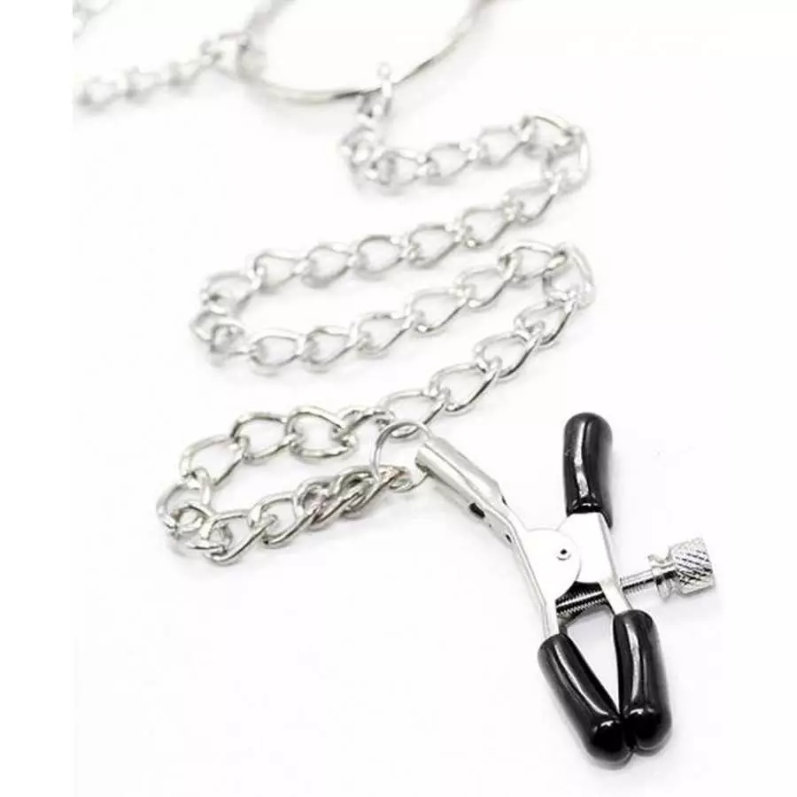 Adjustable Metal Nipple Clamps KUMQUAT Entertainment Clip for Women Non-Piercing Nipplerings Clip On Nipple Rings Decorative Cli