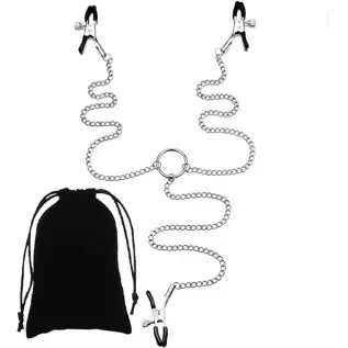 Adjustable Metal Nipple Clamps KUMQUAT Entertainment Clip for Women Non-Piercing Nipplerings Clip On Nipple Rings Decorative Cli Adjustable Metal Nipple Clamps KUMQUAT Entertainment Clip for Women Non-Piercing Nipplerings Clip On Nipple Rings Decorative Cli