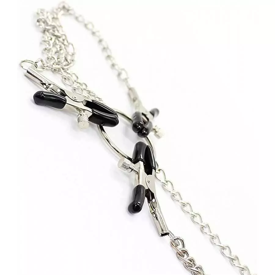 Adjustable Metal Nipple Clamps KUMQUAT Entertainment Clip for Women Non-Piercing Nipplerings Clip On Nipple Rings Decorative Cli