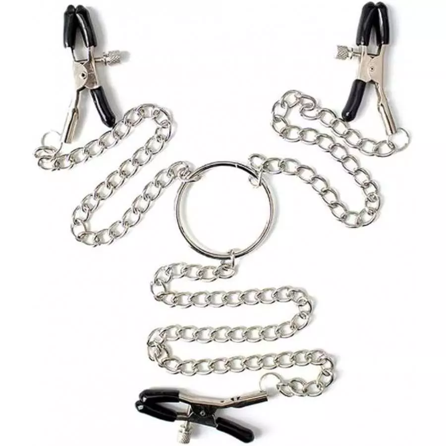 Adjustable Metal Nipple Clamps KUMQUAT Entertainment Clip for Women Non-Piercing Nipplerings Clip On Nipple Rings Decorative Cli
