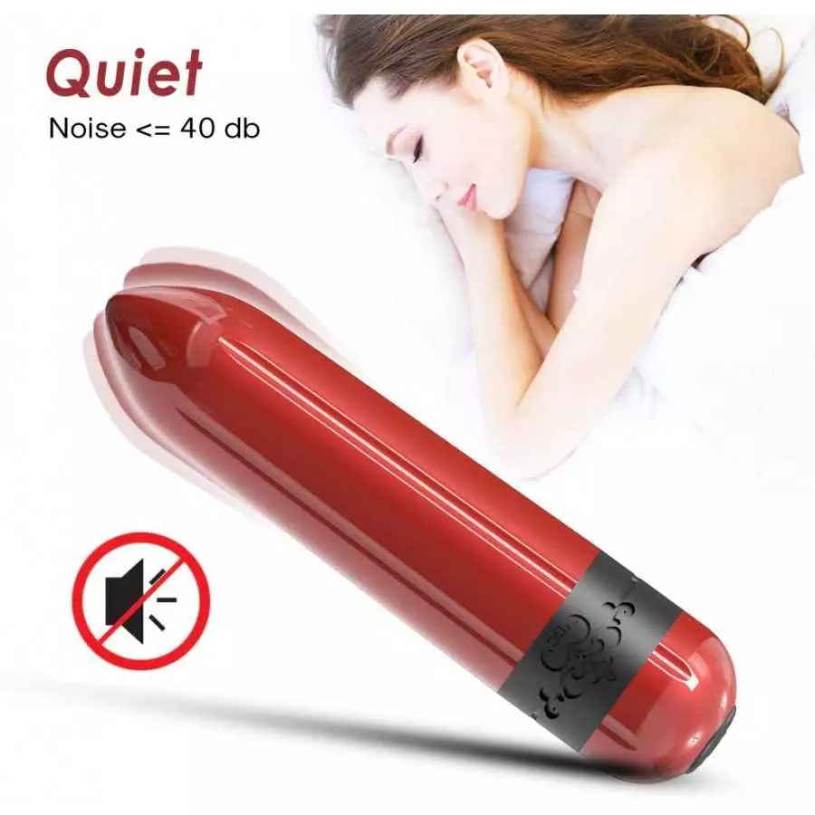 G-Spot Bullet Vibrator - Mini Dildo Nipple Clitoris Stimulator， USB Rechargeable Portable for Travel - 9 Modes USB Rechargeable 