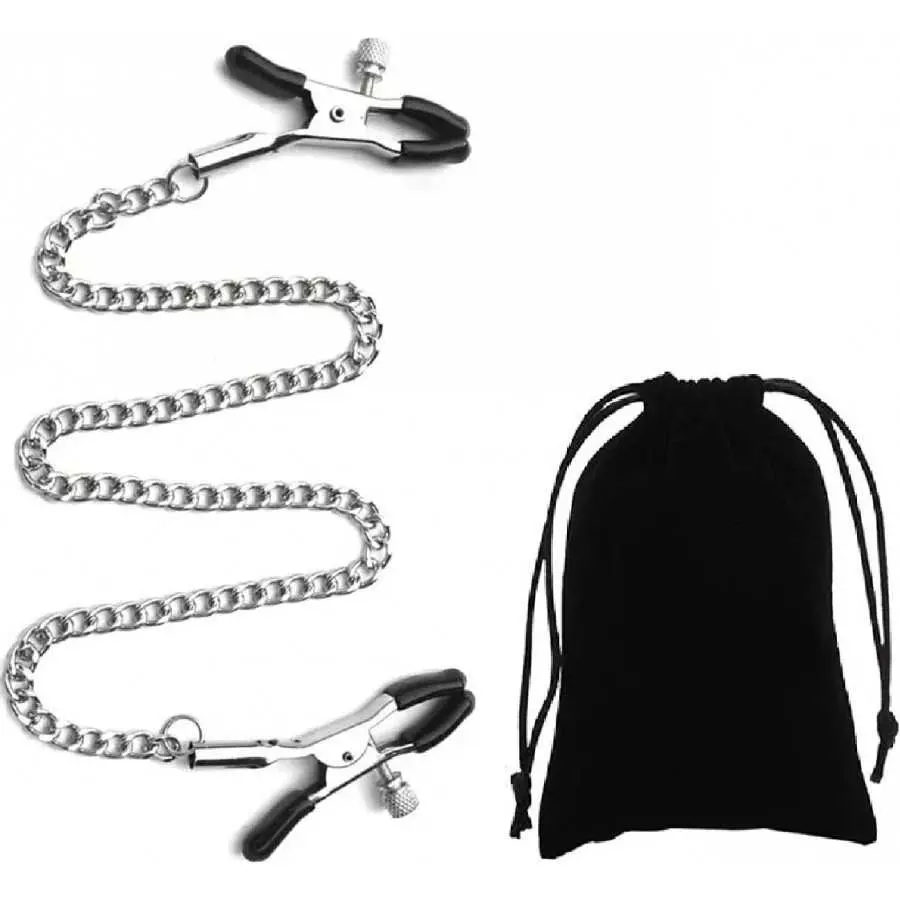 Adjustable Metal Nipple Clamps KUMQUAT Entertainment Clip for Women Non-Piercing Nipplerings Clip On Nipple Rings Decorative Cli