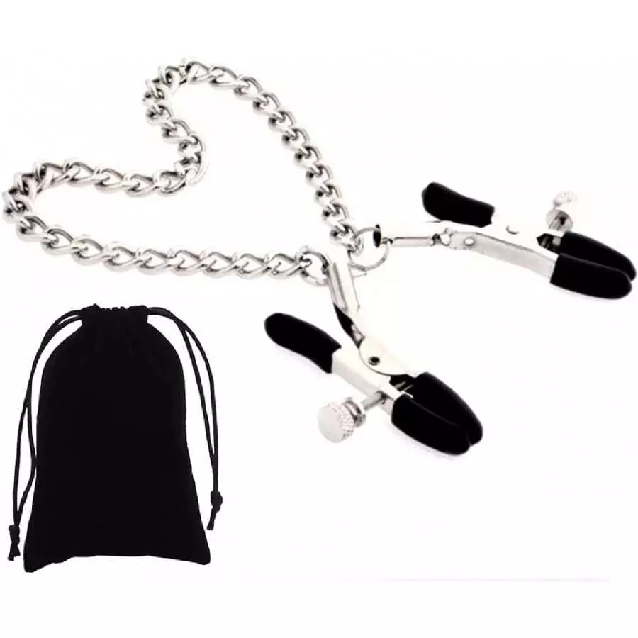 Adjustable Metal Nipple Clamps KUMQUAT Entertainment Clip for Women Non-Piercing Nipplerings Clip On Nipple Rings Decorative Cli