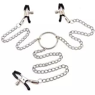 Adjustable Metal Nipple Clamps KUMQUAT Entertainment Clip for Women Non-Piercing Nipplerings Clip On Nipple Rings Decorative Cli Adjustable Metal Nipple Clamps KUMQUAT Entertainment Clip for Women Non-Piercing Nipplerings Clip On Nipple Rings Decorative Cli