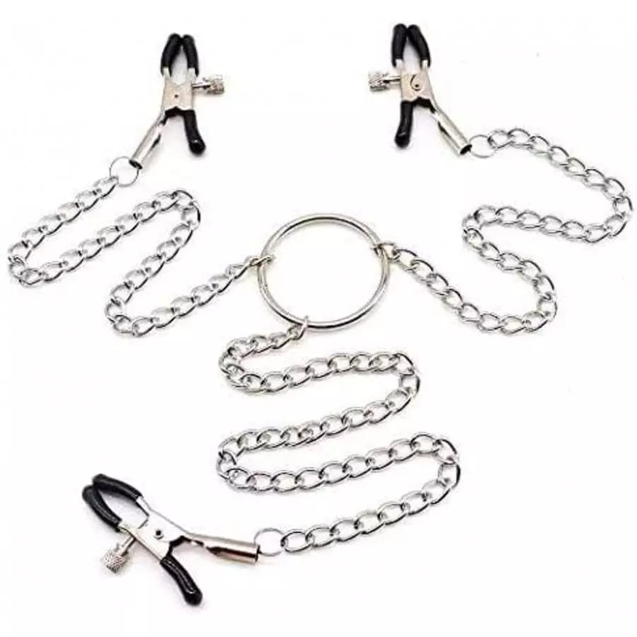 Adjustable Metal Nipple Clamps KUMQUAT Entertainment Clip for Women Non-Piercing Nipplerings Clip On Nipple Rings Decorative Cli