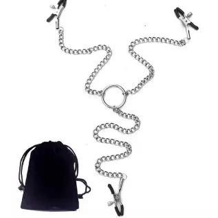 Adjustable Metal Nipple Clamps KUMQUAT Entertainment Clip for Women Non-Piercing Nipplerings Clip On Nipple Rings Decorative Cli Adjustable Metal Nipple Clamps KUMQUAT Entertainment Clip for Women Non-Piercing Nipplerings Clip On Nipple Rings Decorative Cli