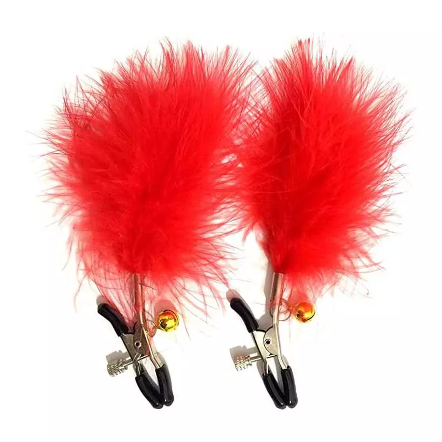 MPXOJII 3 Pcs Women Chain with Adjustable Breast Nipple Clamps with Metal Chain SM Flirting Toys Non Piercing Nipple Rings for W