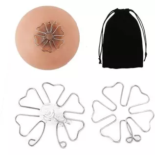 Adjustable Nipple Clamps for Women, Snowflake Nipple Clips? Nipple Clamps Sex Pleasure Women, Breast Clips Non Piercing Women Fa
