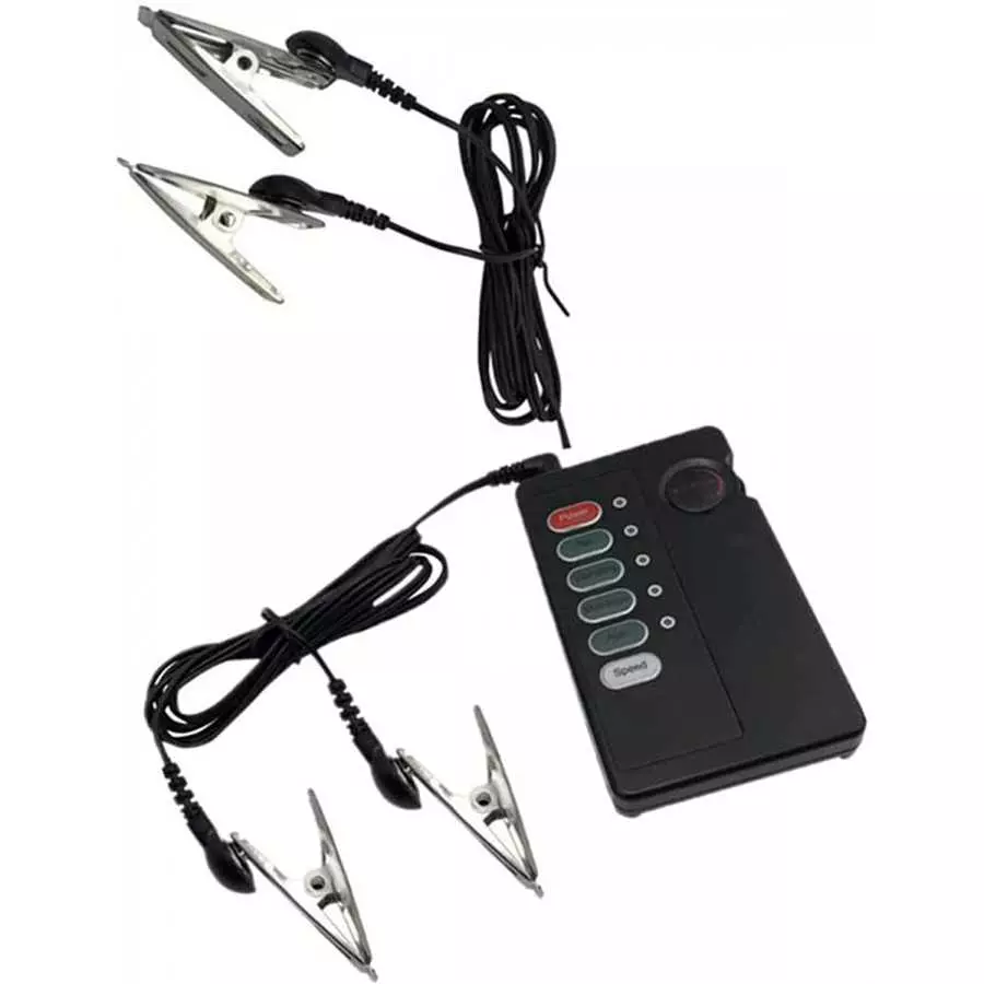 Electric Nipple Clamps, Nipple Clamps for Pleasure Sex, Fun Adjustable Non Piercing Nipple Clamps, Non-Piercing Metal Stimulator