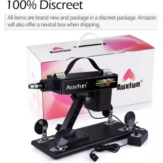 Auxfun Sex Machine Device for Women Auto Thruting Love Machne Dildo Hismith 3.5''Suction Cup Adapter with 3 XLR Connector Attahc