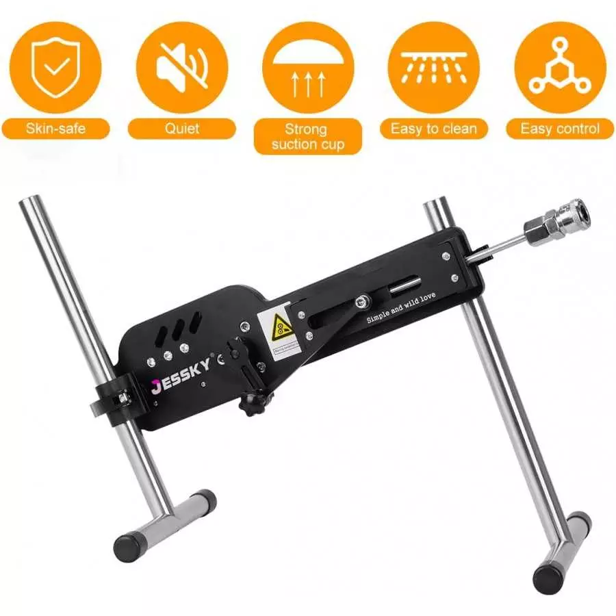 JESSKY Premium Sex Machine, Adjustable Love Machine Adult Sex Toys Machine with 3 Attachments for Women and Men