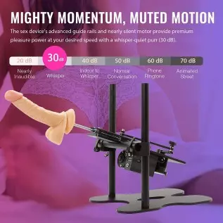 Y-NOT Automatic Sex Machine Adult Toy for Women, Men, Quiet Stable Electric Sex Toy w/Realistic Dildo, Dual-Penetration Capable