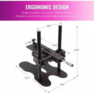 Y-NOT Automatic Sex Machine Adult Toy for Women, Men, Quiet Stable Electric Sex Toy w/Realistic Dildo, Dual-Penetration Capable