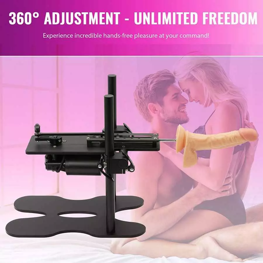Y-NOT Automatic Sex Machine Adult Toy for Women, Men, Quiet Stable Electric Sex Toy w/Realistic Dildo, Dual-Penetration Capable