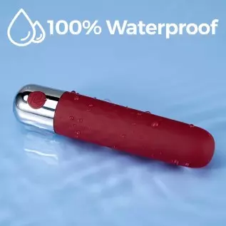 Love Magic Mini G Spot Bullet Vibrator with 10 Vibration Modes Waterproof Precision Clitoral Stimulation for Women Sex Toys(Wine