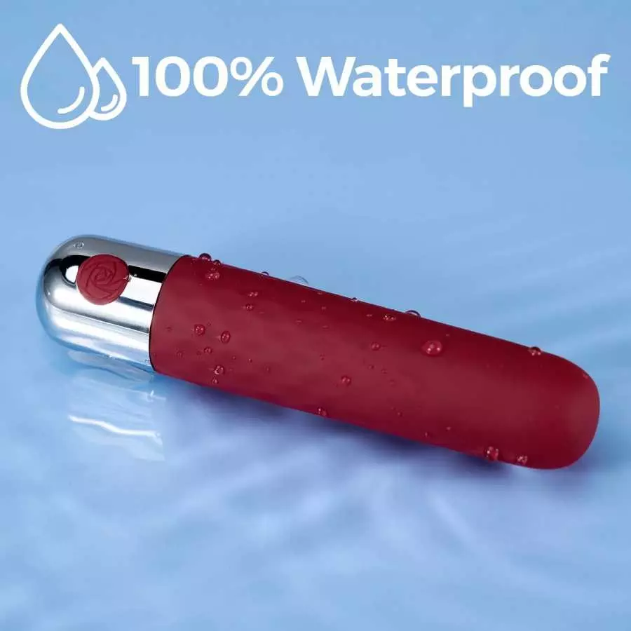 Love Magic Mini G Spot Bullet Vibrator with 10 Vibration Modes Waterproof Precision Clitoral Stimulation for Women Sex Toys(Wine