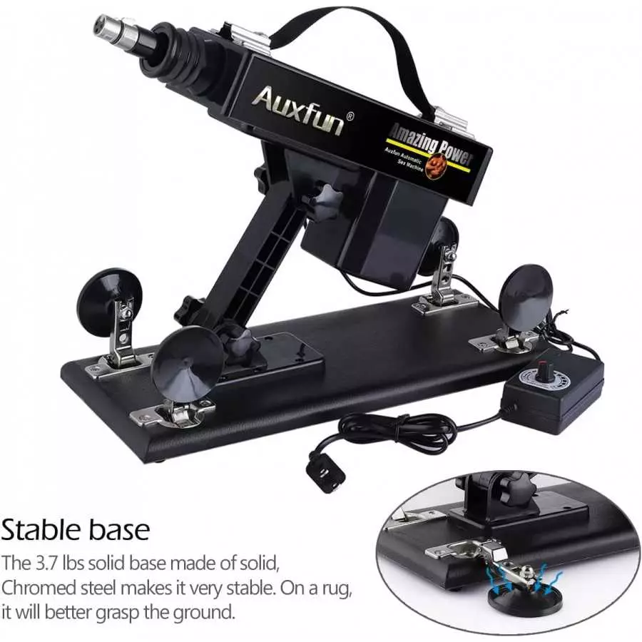 Auxfun Sex Machine Device Sex Toys with Realistic Dildos for Women Men, 3XLR Adjustable Thrusting Machines Male Masturbtion Cup