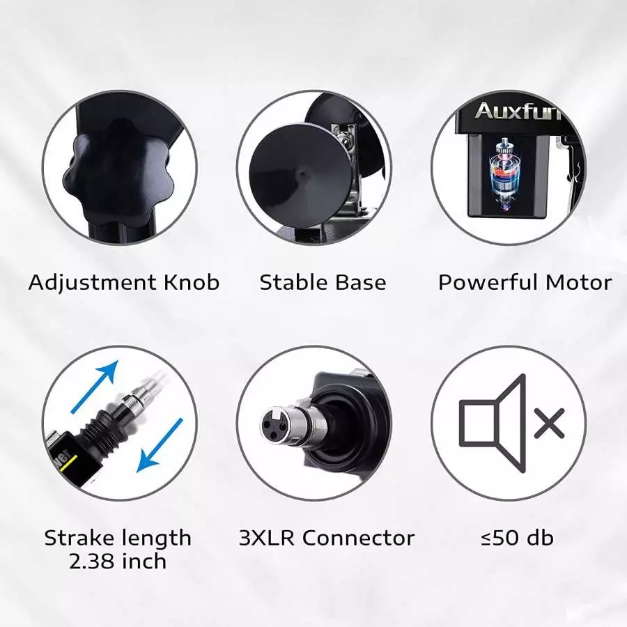 AUXFUN Sex Love Machine Adult Toy, Thrusting Fucking Device with Realistic Dildo for Man and Women, 3XLR Connector Automatic Mac