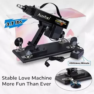 AUXFUN Sex Love Machine Adult Toy, Thrusting Fucking Device with Realistic Dildo for Man and Women, 3XLR Connector Automatic Mac AUXFUN Sex Love Machine Adult Toy, Thrusting Fucking Device with Realistic Dildo for Man and Women, 3XLR Connector Automatic Mac