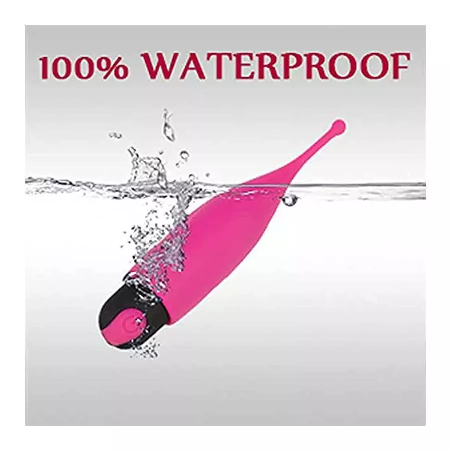 High Frequency G spot Clitoral Bullet Vibrator Soft Head Clit Stimulator for Quick Orgasm Nipples Vaginal Stimulation Waterproof