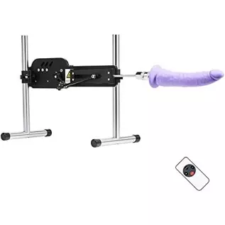 SENSUA Thrusting Dildo Sex Machine with Remote Control, Automatic Dildo Thrusting Machine Gun for Vaginal Anal Sex Massage, Adul