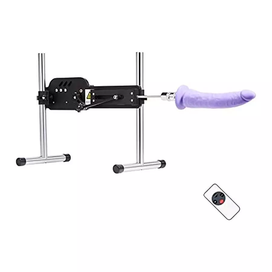 SENSUA Thrusting Dildo Sex Machine with Remote Control, Automatic Dildo Thrusting Machine Gun for Vaginal Anal Sex Massage, Adul