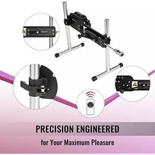 SENSUA Thrusting Dildo Sex Machine with Remote Control, Automatic Dildo Thrusting Machine Gun for Vaginal Anal Sex Massage, Adul