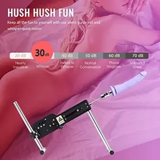SENSUA Thrusting Dildo Sex Machine with Remote Control, Automatic Dildo Thrusting Machine Gun for Vaginal Anal Sex Massage, Adul
