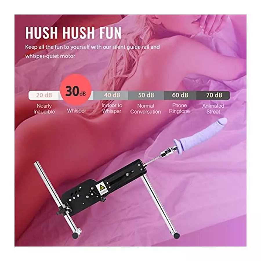 SENSUA Thrusting Dildo Sex Machine with Remote Control, Automatic Dildo Thrusting Machine Gun for Vaginal Anal Sex Massage, Adul