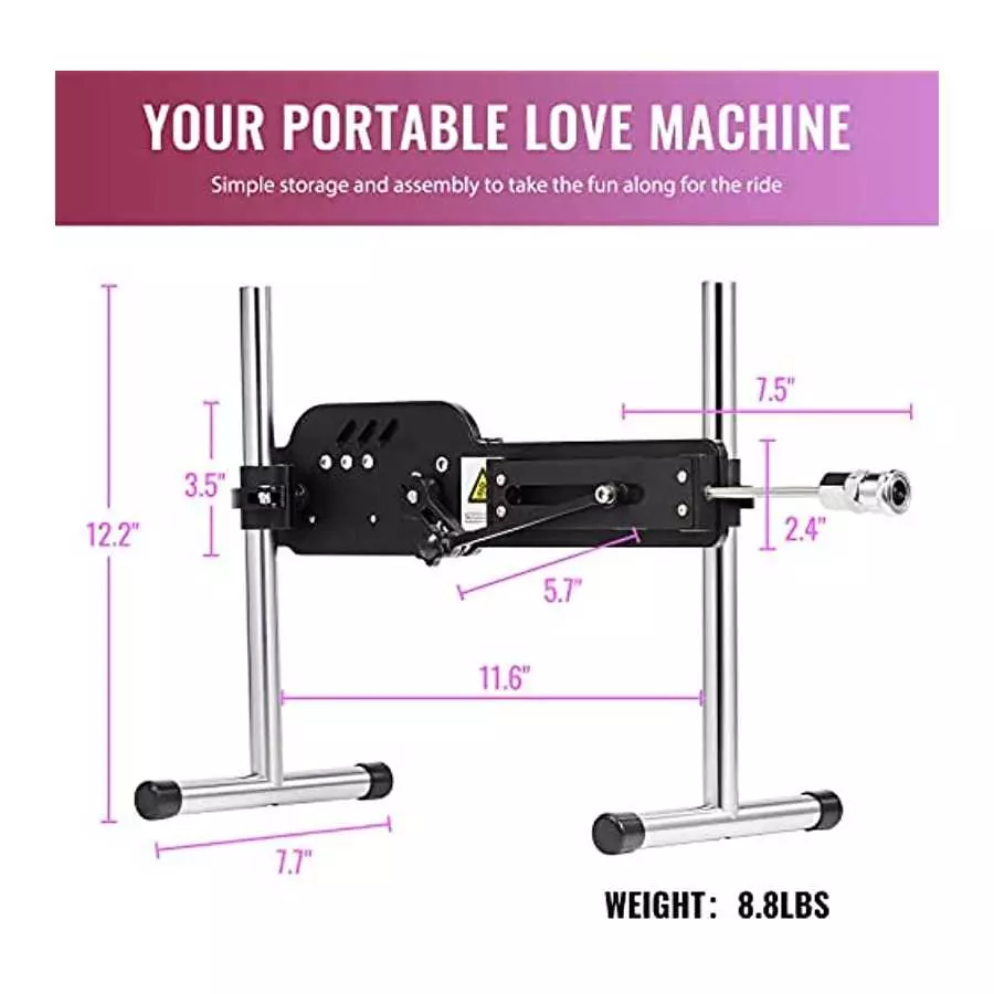 SENSUA Thrusting Dildo Sex Machine with Remote Control, Automatic Dildo Thrusting Machine Gun for Vaginal Anal Sex Massage, Adul