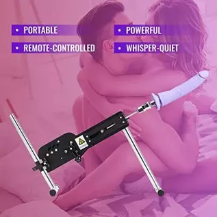 SENSUA Thrusting Dildo Sex Machine with Remote Control, Automatic Dildo Thrusting Machine Gun for Vaginal Anal Sex Massage, Adul