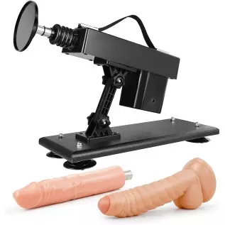 Sex Machine,Automatic Thrusting Dildo Machine with 3XLR Attahcments,Adjustable Sex Toys for Women Men and Couples