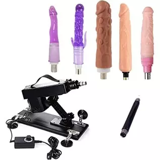 Upgraded Automatic Machine Gun Women's Power Massage Machine Gun and Various Accessories