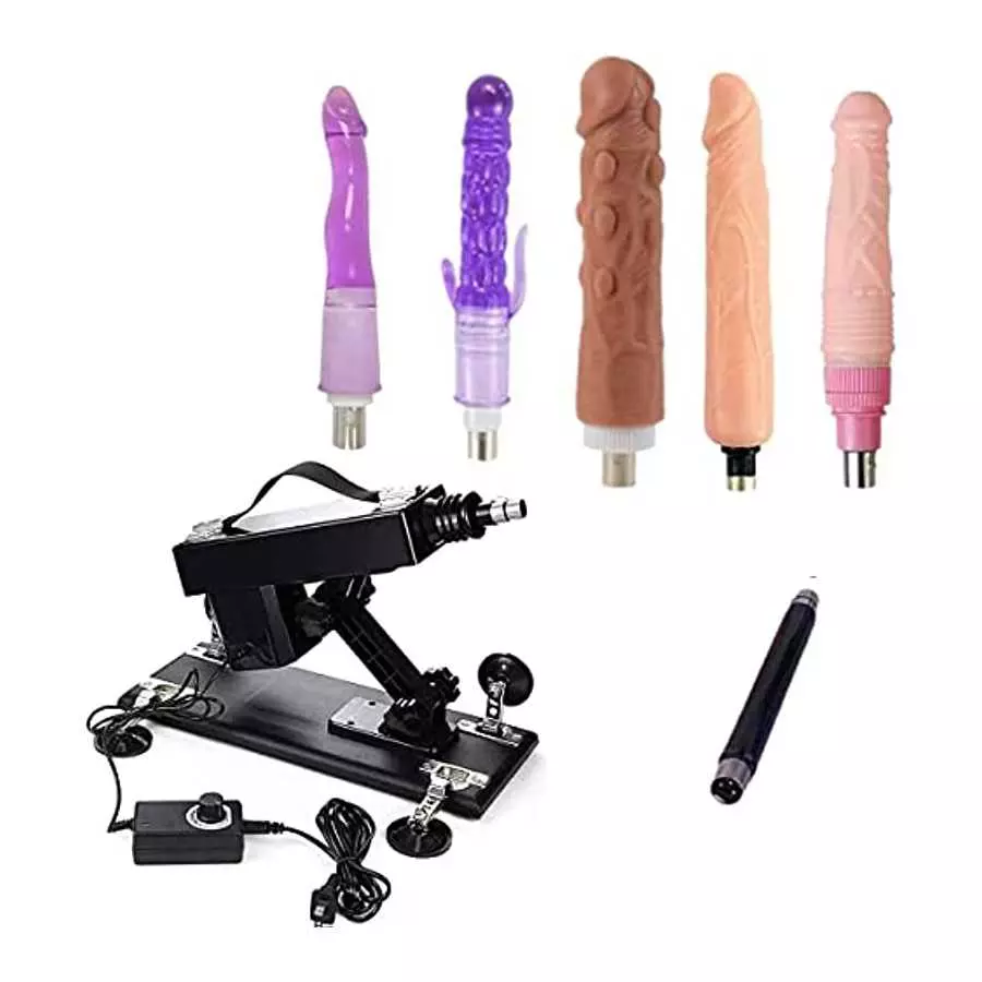 Upgraded Automatic Machine Gun Women's Power Massage Machine Gun and Various Accessories