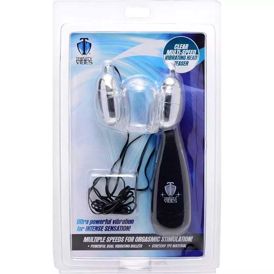 Trinity Vibes Clear Multi,Speed Vibrating Head Teaser