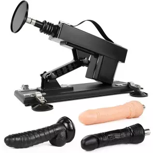 Automatic Sex Machine,Adjustable Love Machine with Dildos and 3.8 Inch Suction Cup Attahcments,Sex Toys for Women and Men