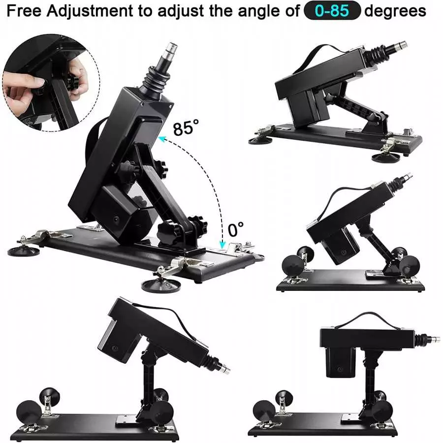 Automatic Sex Machine,Adjustable Love Machine with Dildos and 3.8 Inch Suction Cup Attahcments,Sex Toys for Women and Men