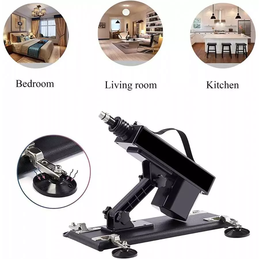 Automatic Sex Machine for Women with Dildo Adjustable Love Machine Thrusting Machine Pumping Gun for Feamle Masturbation