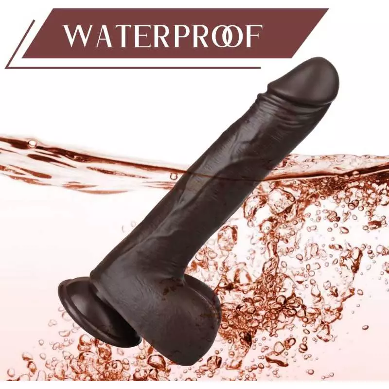 Thrusting Dildo Vibrator for Women, 9.2" Vibrating Dildo for G Spot Anal Play with 3 Thrusting & 5 Vibration, Realistic Thrustin